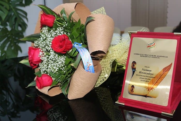 Xalq sairi Nəriman Həsənzadə ilə görüş 29.12.2015 3