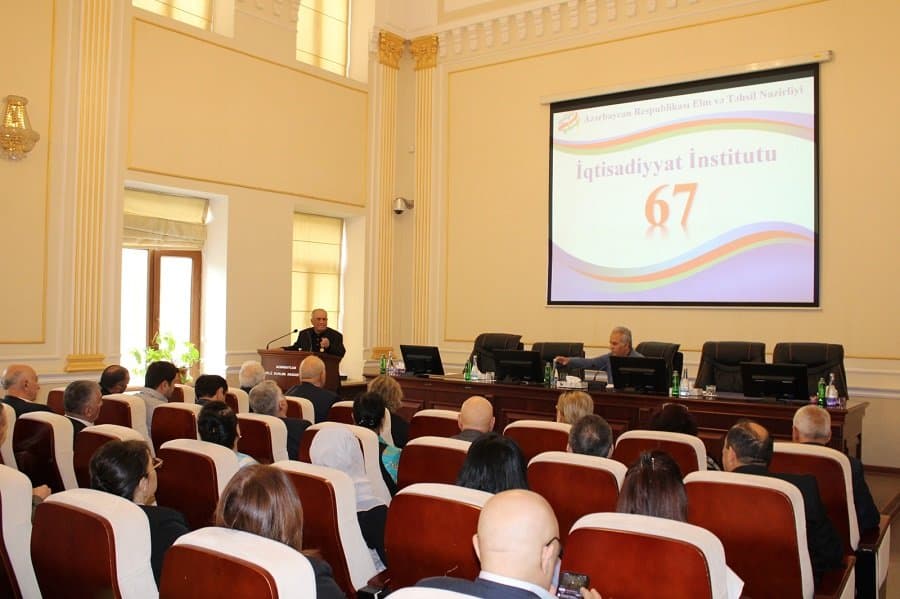 İqtisadiyyat İnstitutunun yaradılmasının 67 illiyi münasibəti ilə tədbir keçirilib