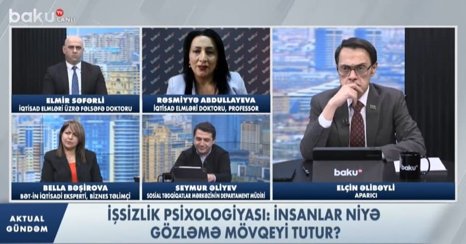 İşsizliyin səbəbi iqtisadiyyatdır, yoxsa düşüncə tərzi?